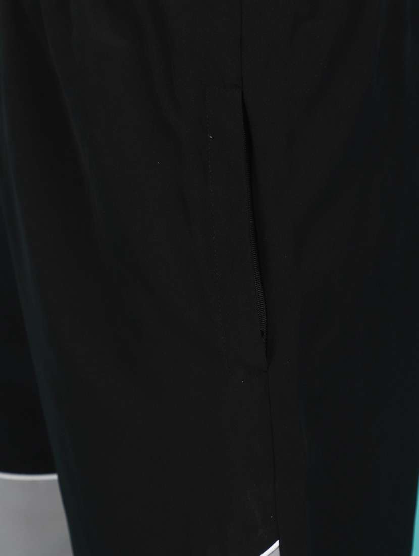 black color block cotton short - 21053717 -  Standard Image - 5