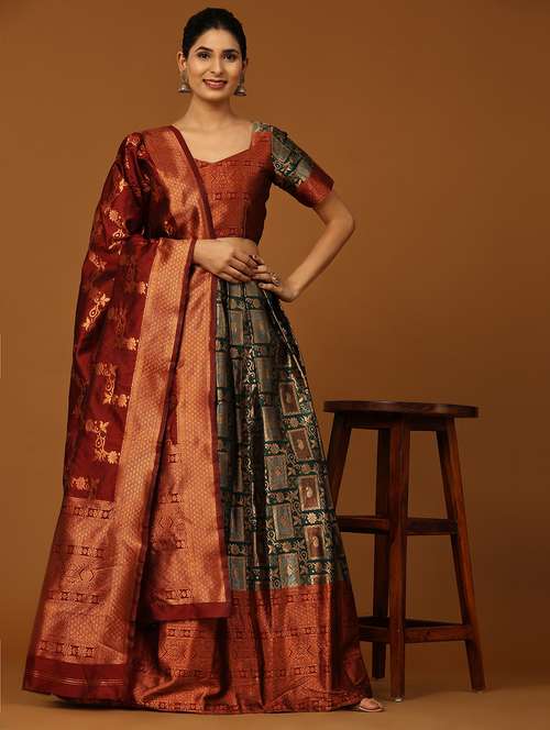 women self design unstitched lehenga - 21054693 - Standard Image - 0