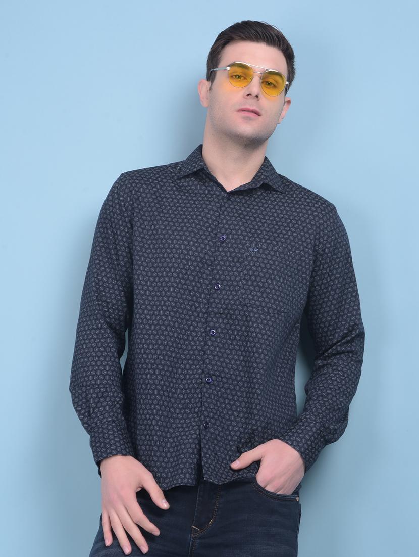 men printed cotton casual shirt - 21054765 - Zoom Image - 0