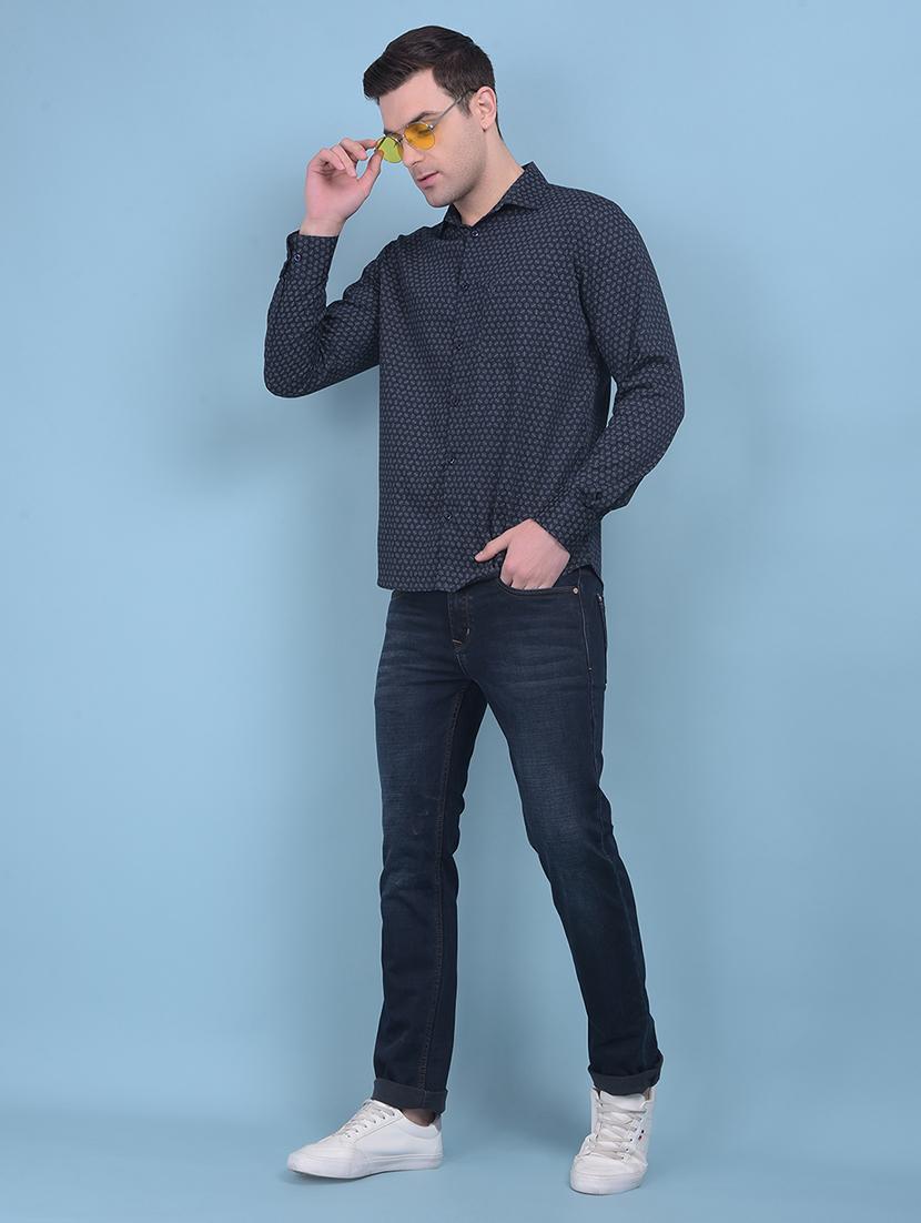 men printed cotton casual shirt - 21054765 - Standard Image - 3