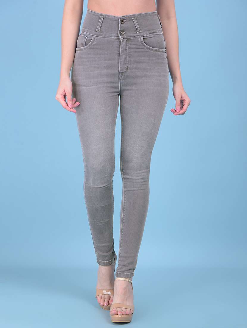 hight rise plain jeans