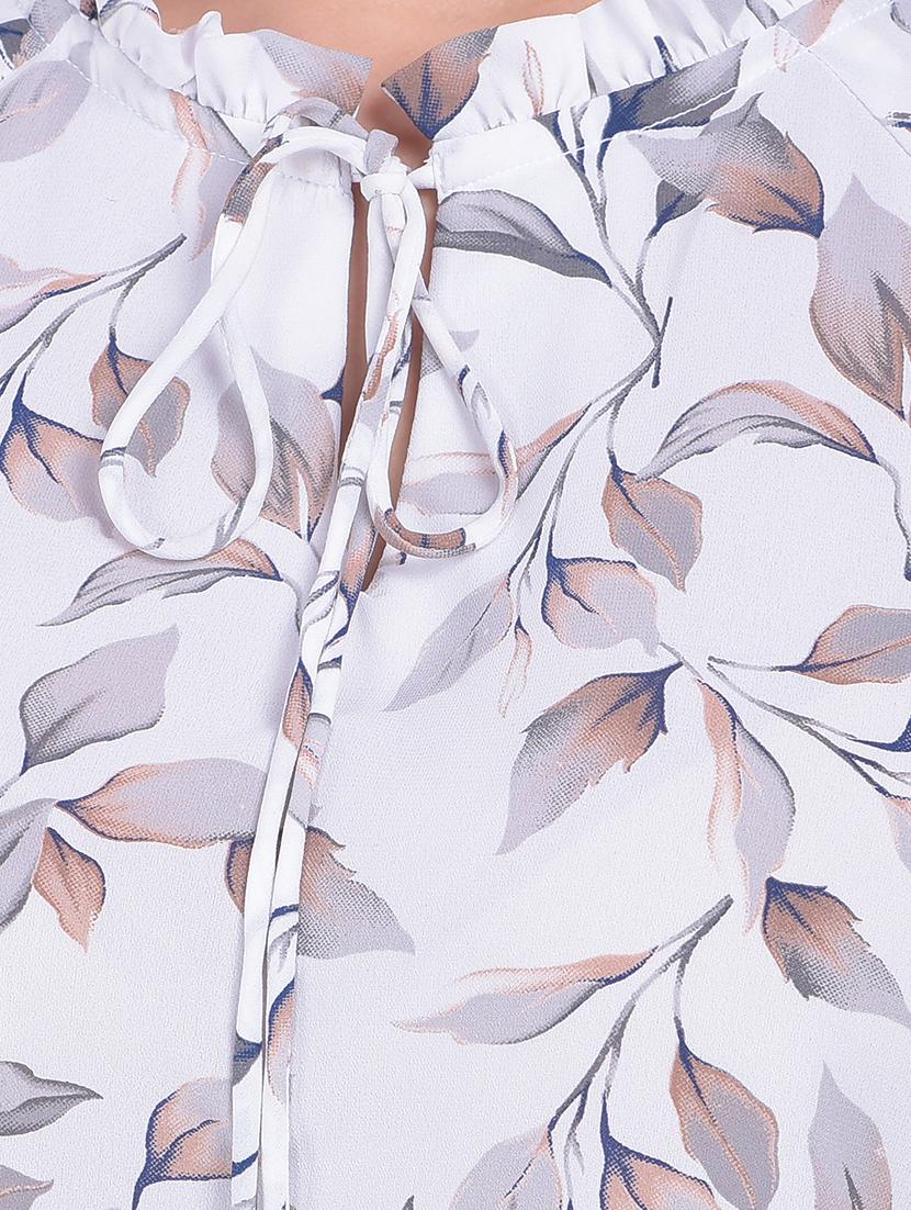 women tropical printed casual shirt - 21054960 - Standard Image - 5