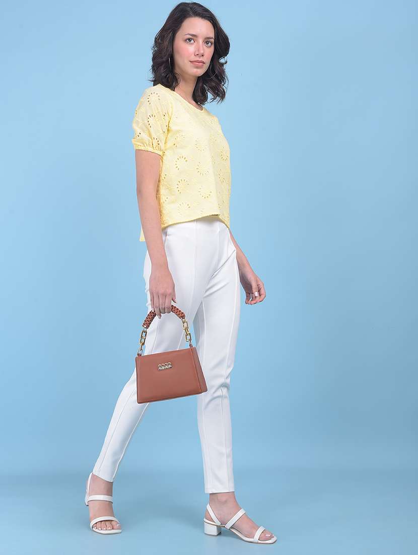 women schiffli detailed high low top  - 21054968 -  Standard Image - 3