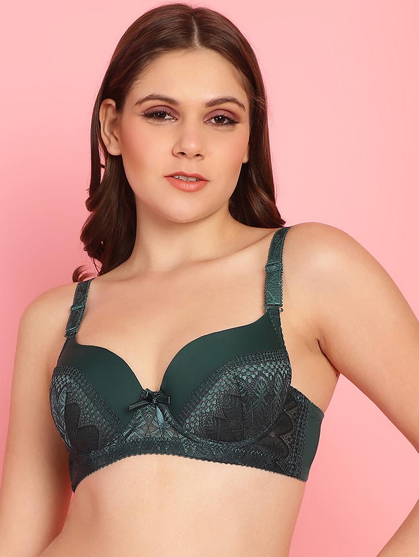 green lace tshirt bra - 21055107 - Zoom Image - 0