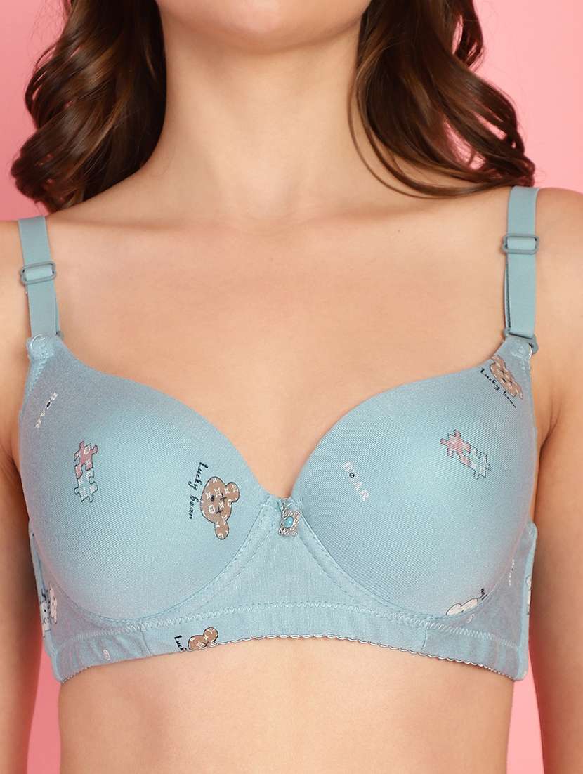 women printed bra and panty set - 21055744 -  Standard Image - 5