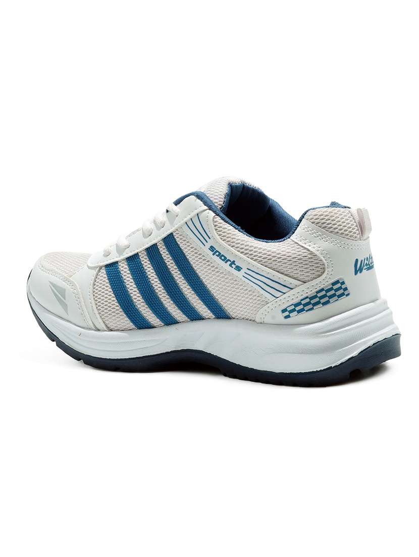 men white lace up sport shoe - 21055983 -  Standard Image - 3