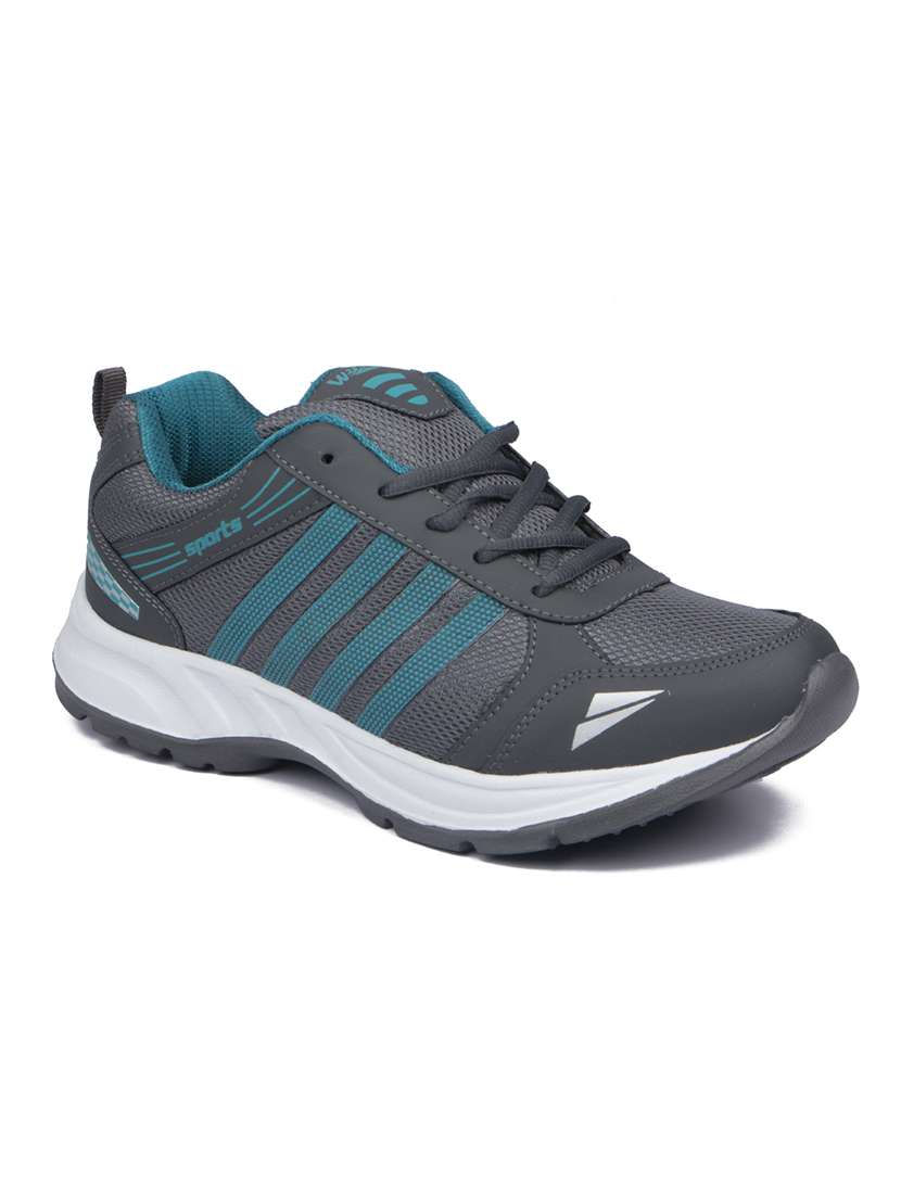 men grey lace up sport shoe - 21055984 -  Zoom Image - 0