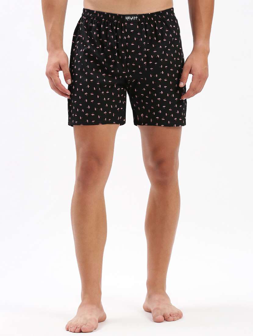 men mid rise printed boxer