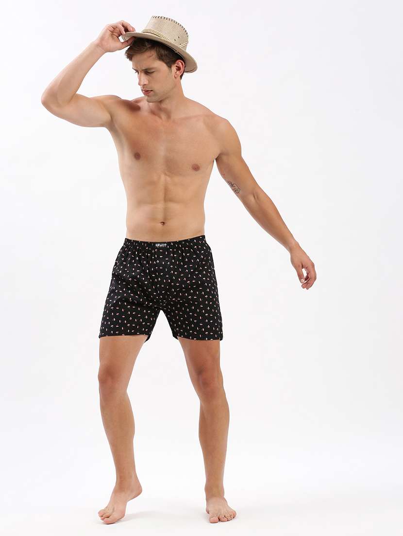 men mid rise printed boxer - 21056133 -  Standard Image - 3