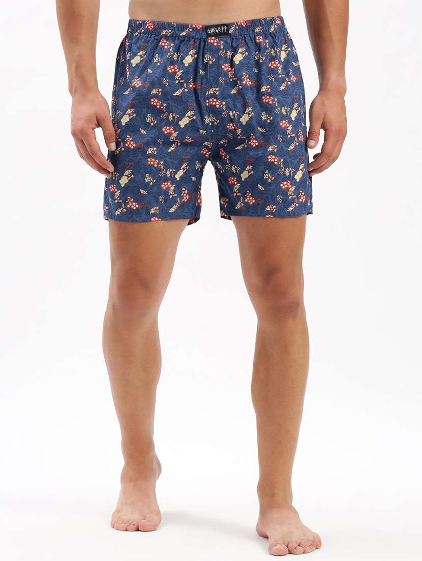 men mid rise printed boxer