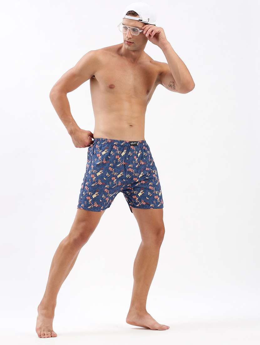 men mid rise printed boxer - 21056138 -  Standard Image - 3