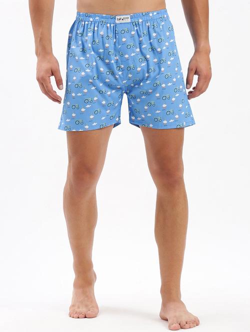 men mid rise printed boxer - 21056139 - Standard Image - 0