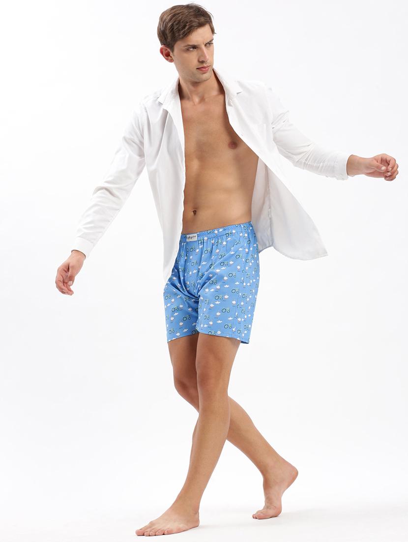 men mid rise printed boxer - 21056139 - Standard Image - 3