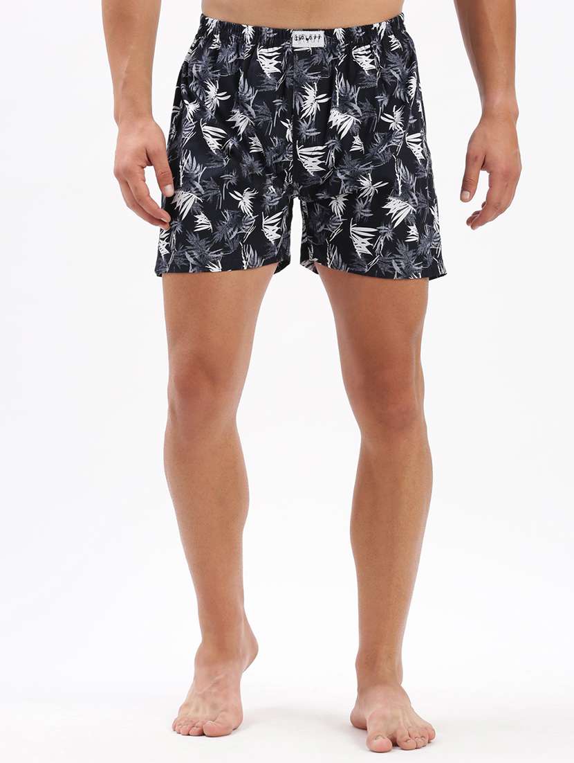 men mid rise printed boxer