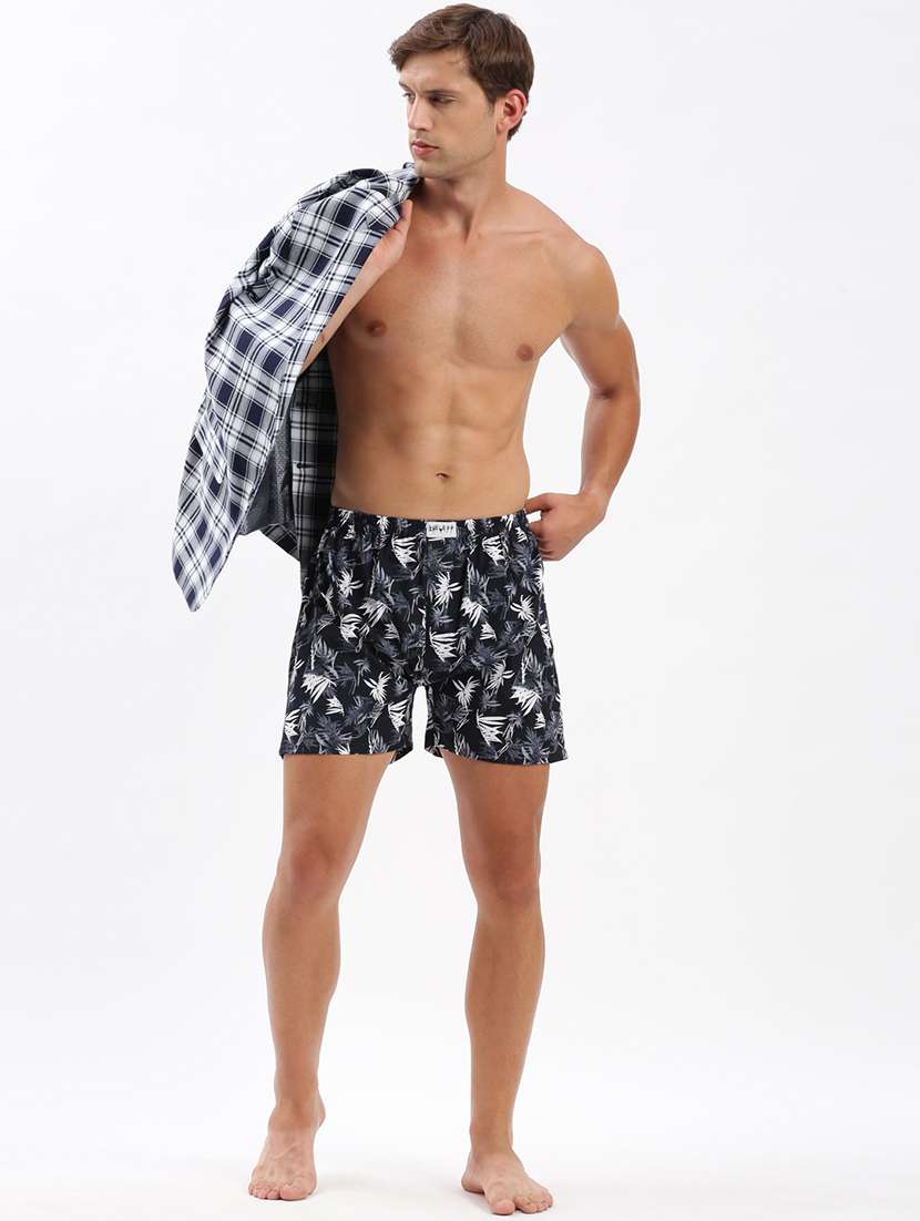 men mid rise printed boxer - 21056140 -  Standard Image - 3