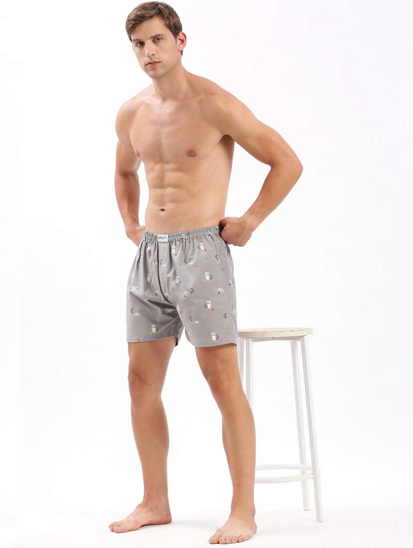 men mid rise printed boxer - 21056142 -  Standard Image - 3