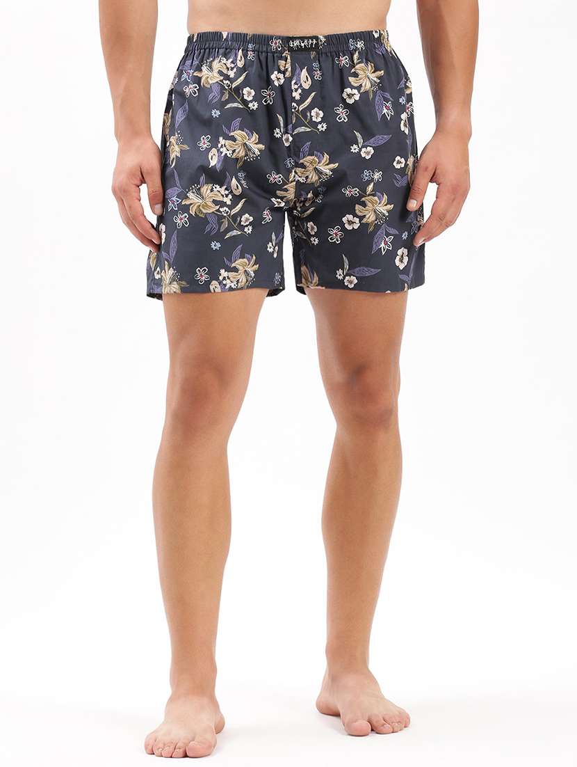 men mid rise printed boxer