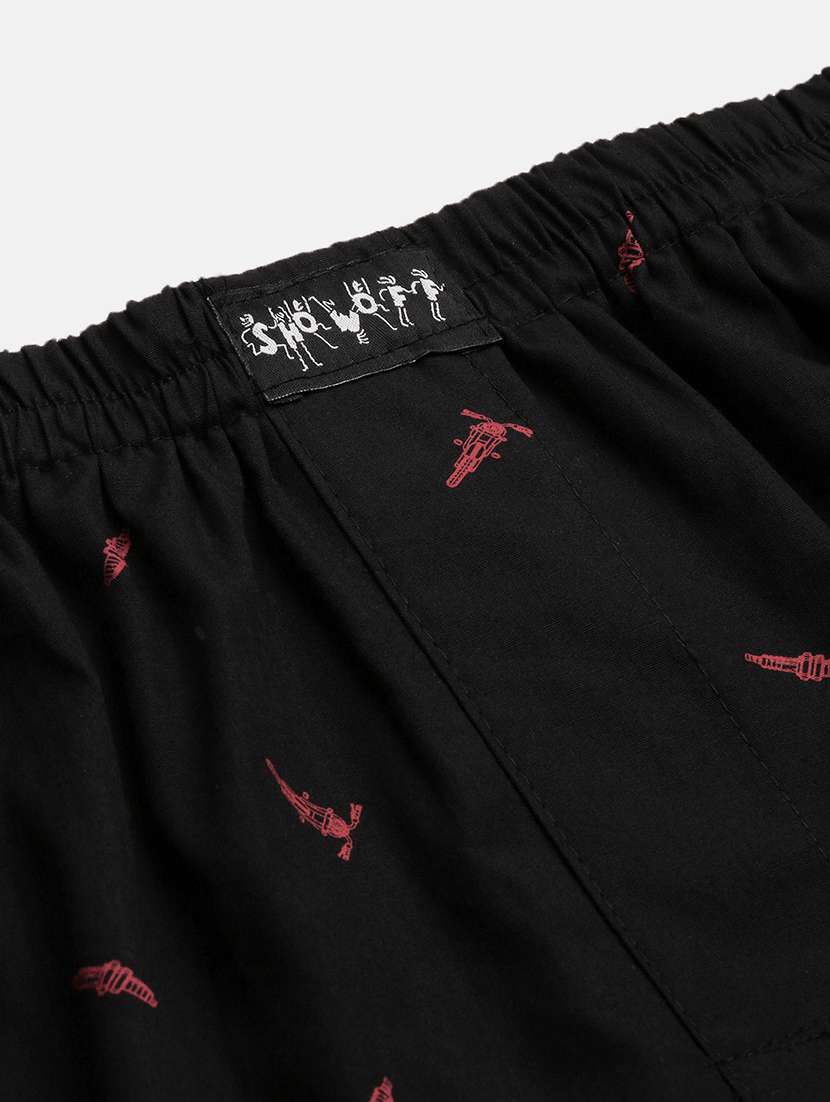 men mid rise printed boxer - 21056147 -  Standard Image - 5