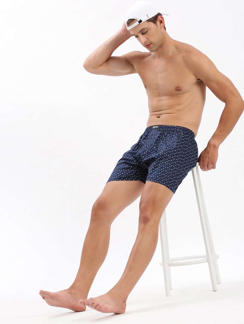 men mid rise printed boxer - 21056148 -  Standard Image - 3