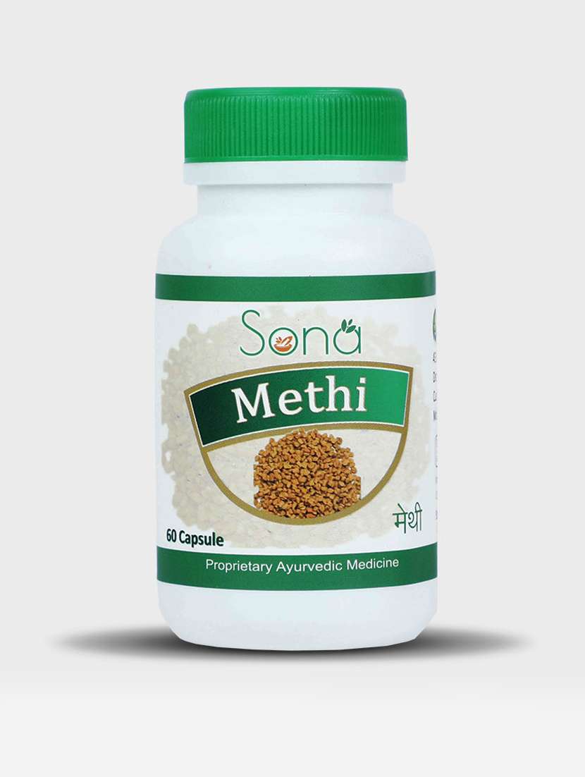 sona methi capsule for healthy skin and hair-60 capsule(pack of 1)