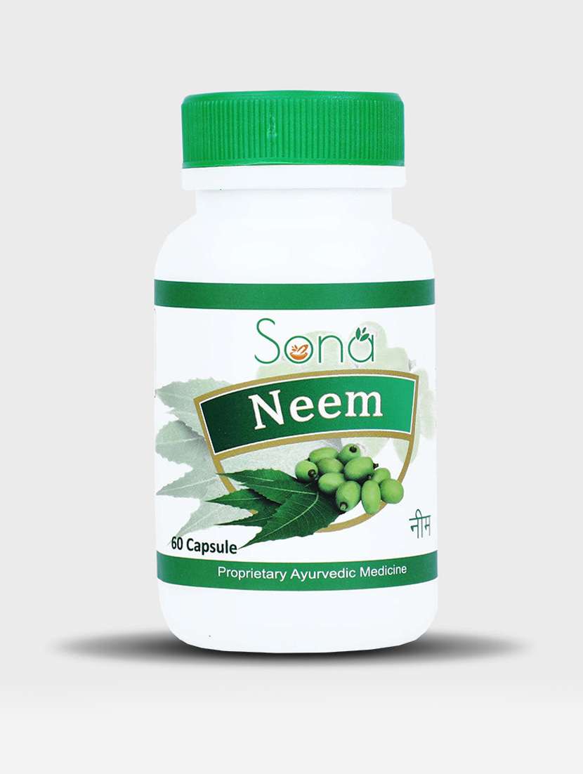 sona neem capsule for clean and clear life- 60 capsule(pack of 1)