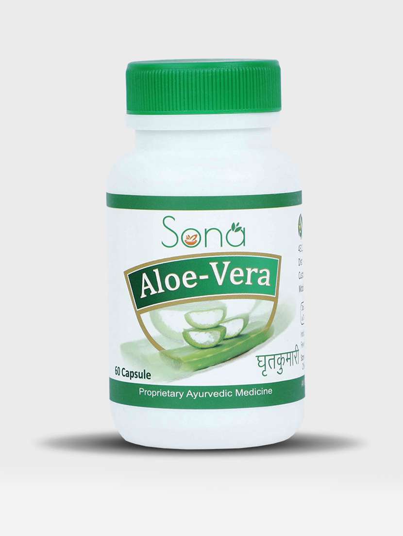 sona aloe vera capsule -60 capsule (pack of 1)