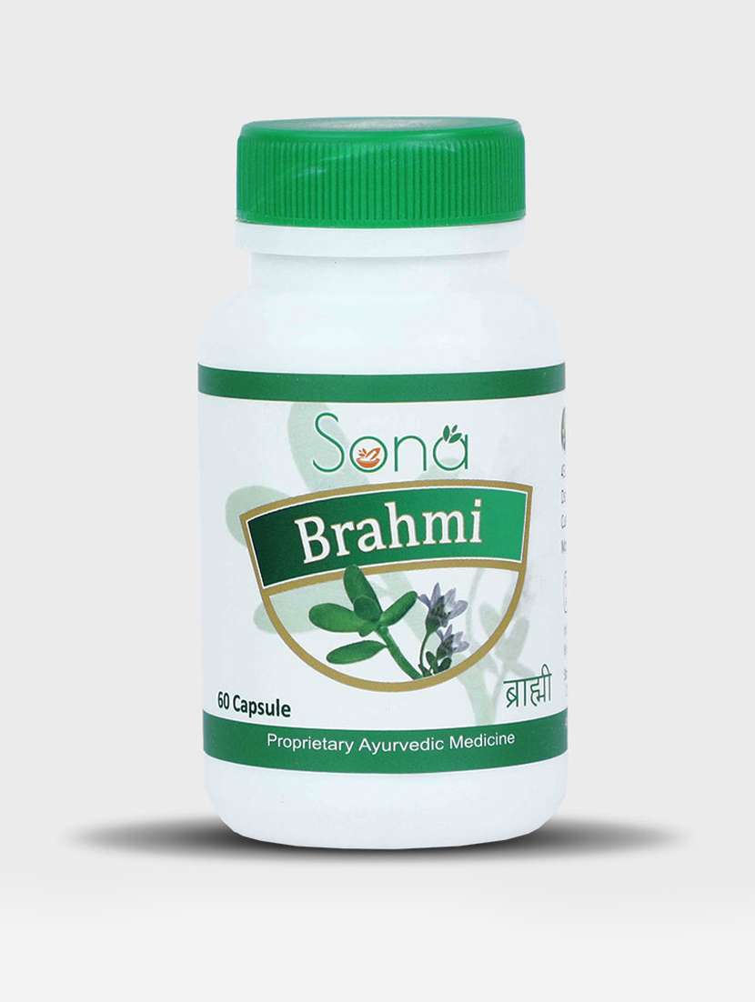 sona brahmi capsules supports brains -60 capsule (pack of 1) - 21056657 -  Zoom Image - 0