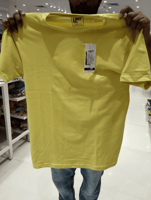 yellow poly cotton tshirt - 21056833 - Zoom Image - 0