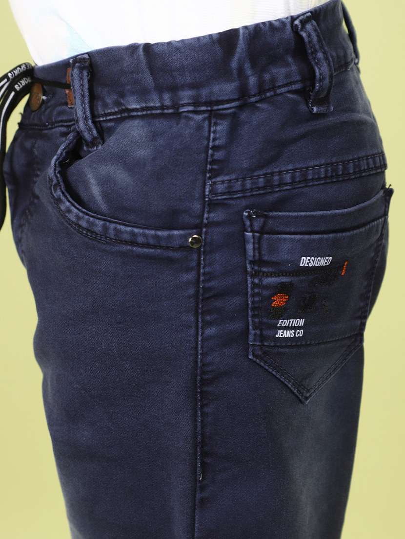 boy mid rise washed three fourth - 21056844 -  Standard Image - 5