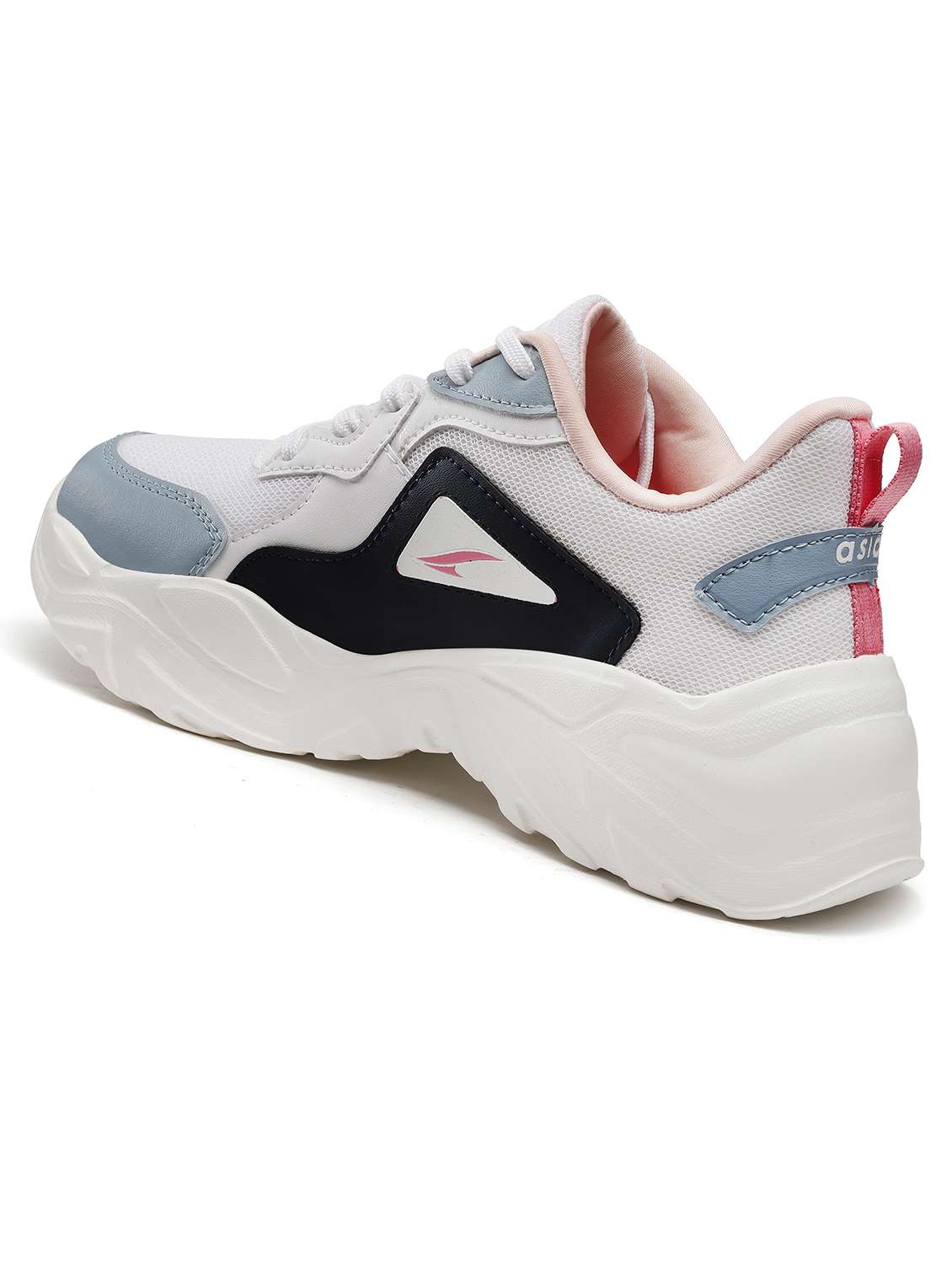 white lace-up sports shoes - 21057197 -  Standard Image - 3