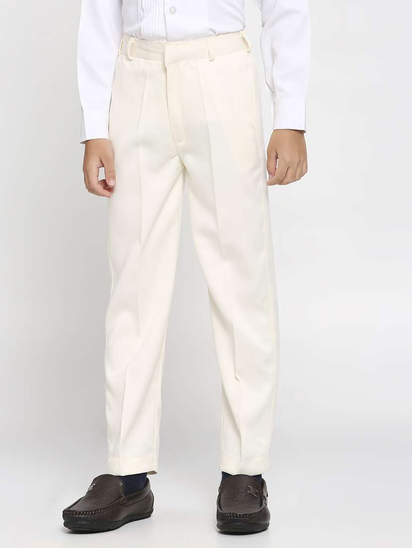 cream cotton blend suit set - 21057499 - Standard Image - 3