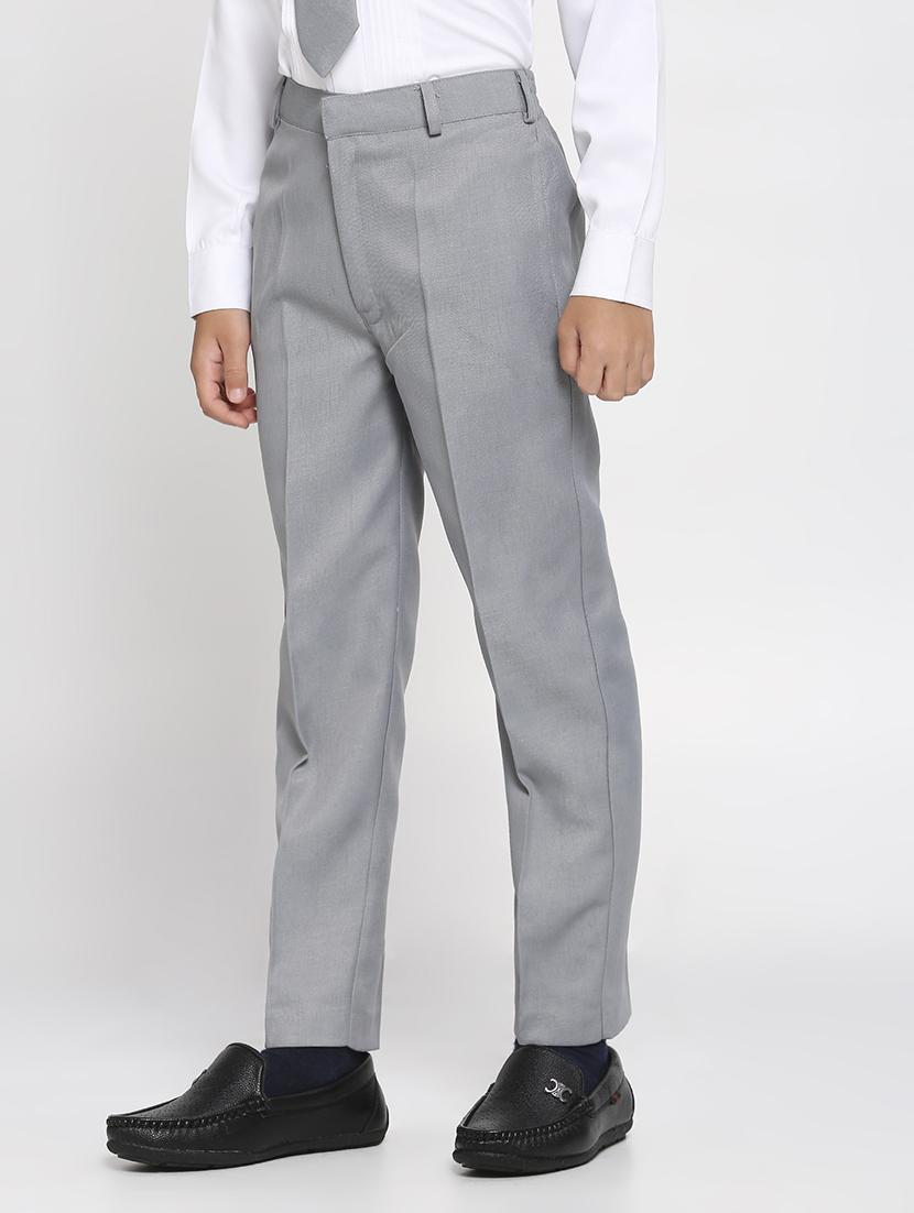 grey cotton blend suit set - 21057501 - Standard Image - 3