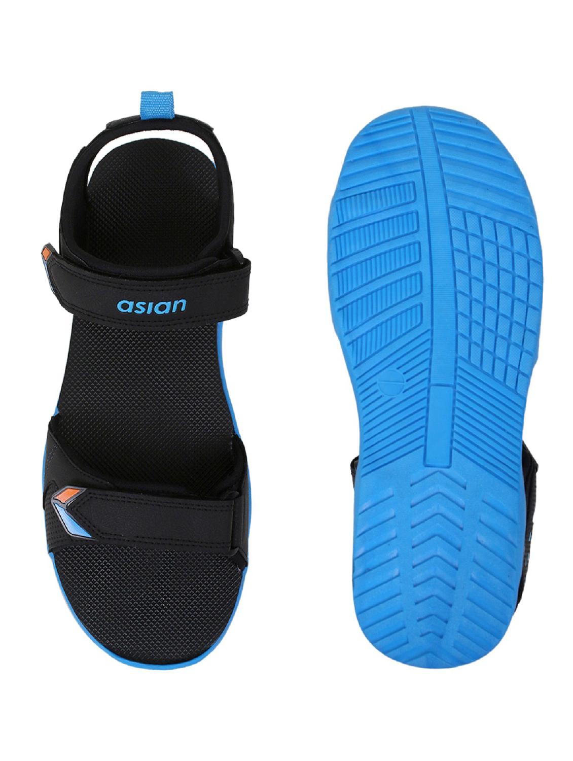 light blue synthetic & mesh back strap floaters - 21057700 - Standard Image - 3