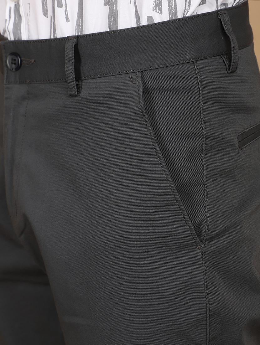grey cotton chinos casual trousers - 21058255 - Standard Image - 5