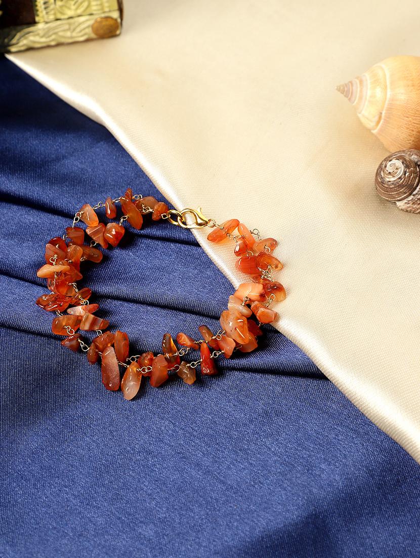 carnelian double layer chain bracelet - 21059229 -  Zoom Image - 0