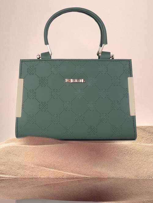 green textured handbag - 21060909 -  Standard Image - 0