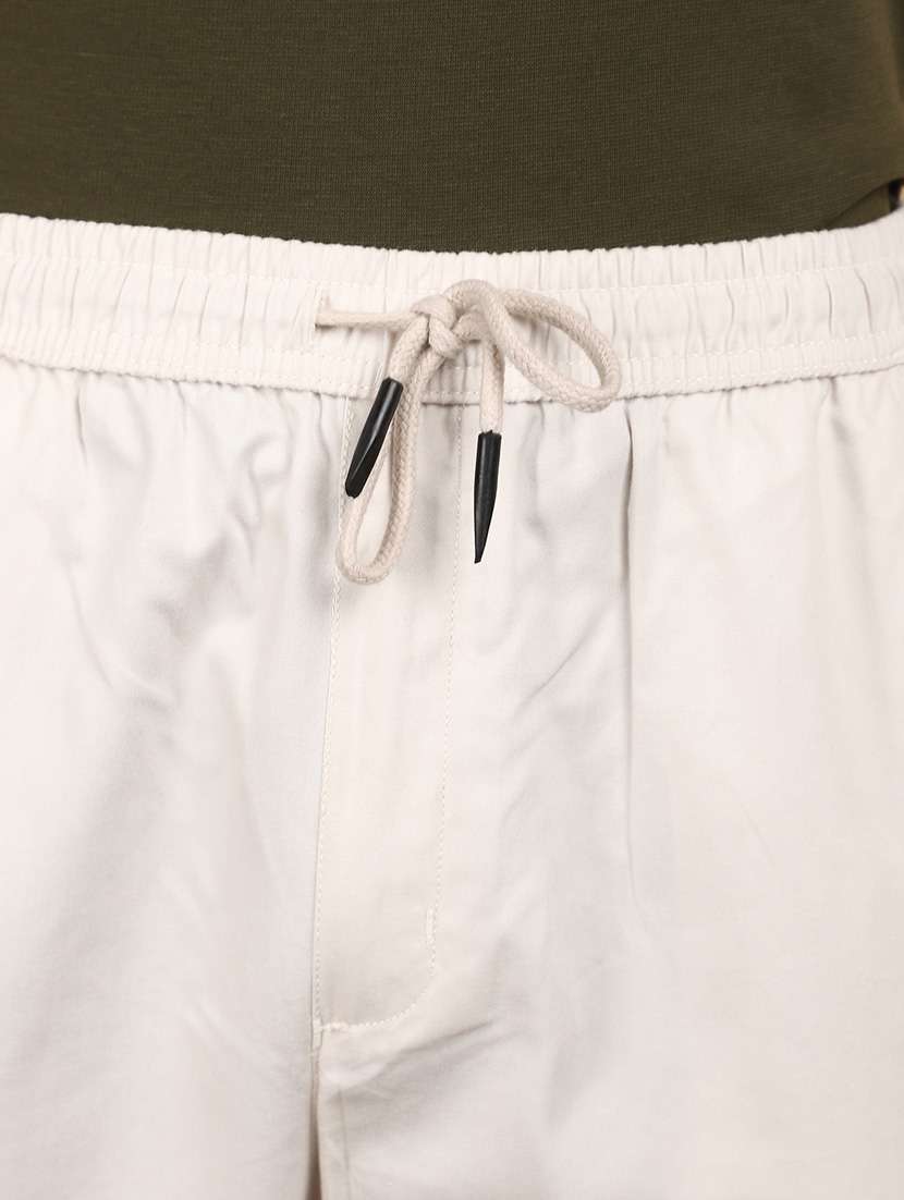 men solid cotton full length track pant - 21061619 -  Standard Image - 5