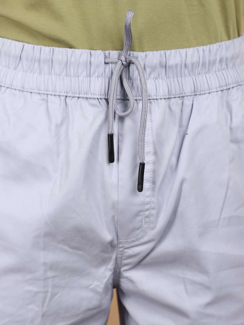 men solid mid rise jogger - 21061632 -  Standard Image - 5