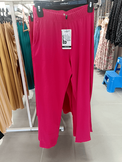 fuchsia cotton trousers - 21061652 -  Standard Image - 0