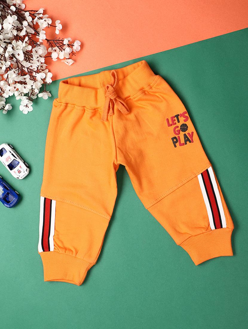 orange cotton casual trouser - 21061807 - Zoom Image - 0