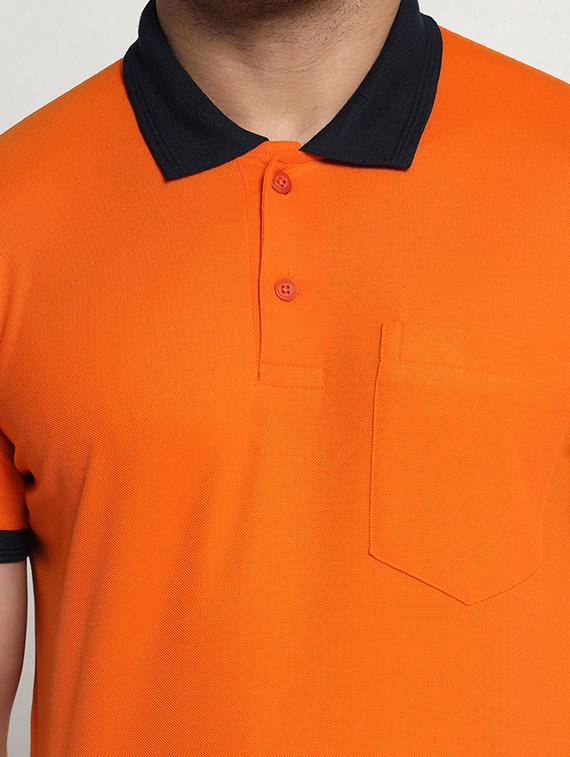 men color block polo t-shirt - 21062870 - Standard Image - 3