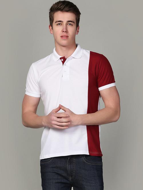 multi colored cotton blend plain tshirt - 21062880 - Standard Image - 0