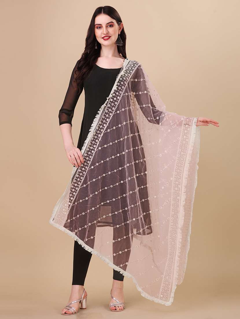 women pink embroidered dupatta - 21067041 - Zoom Image - 0