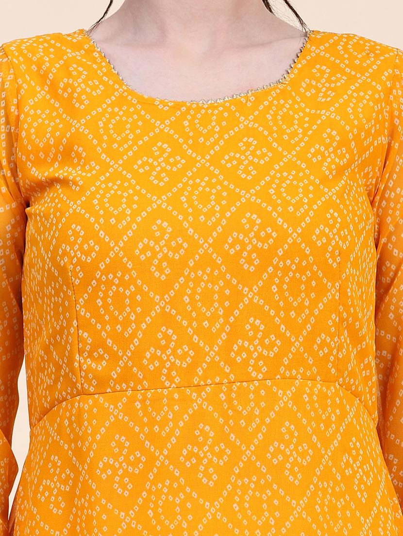 women three quarter sleeve kurta dupatta set - 21067139 - Standard Image - 5