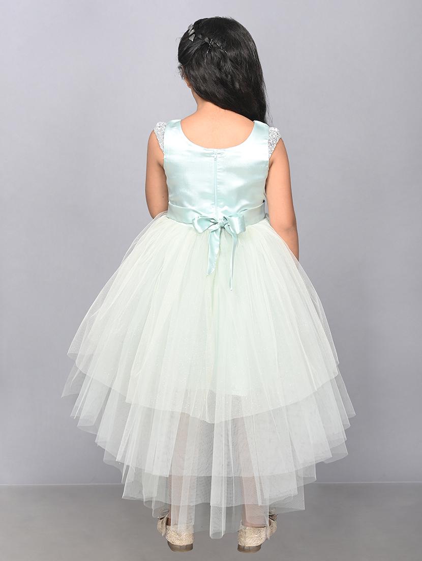 girls round neck net frocks - 21067386 - Standard Image - 3