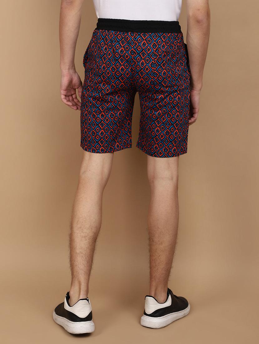 men printed cotton short - 21067783 - Standard Image - 3