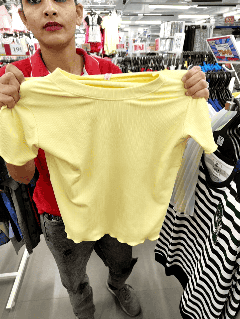 yellow poly rib top - 21067884 - Zoom Image - 0