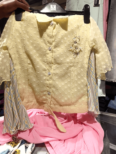 light yellow georgette twin sets & jump suit - 21067999 - Standard Image - 0