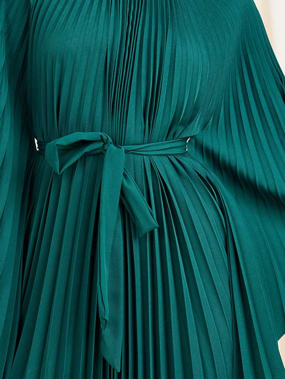 women boat neck solid kaftan dress - 21068374 -  Standard Image - 3