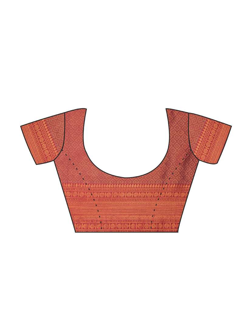 women self design bordered saree with blouse - 21068407 - Standard Image - 3